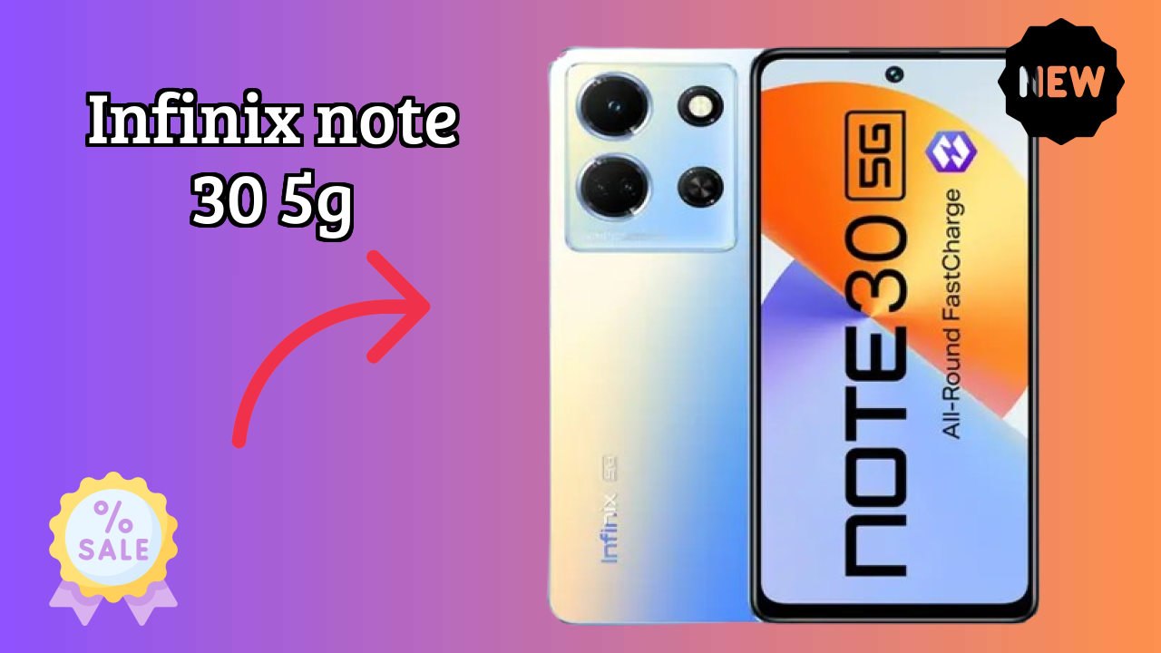 Infinix Note 30 5G Display Analysis: 6.78 Inches (17.22 Cm) Screen