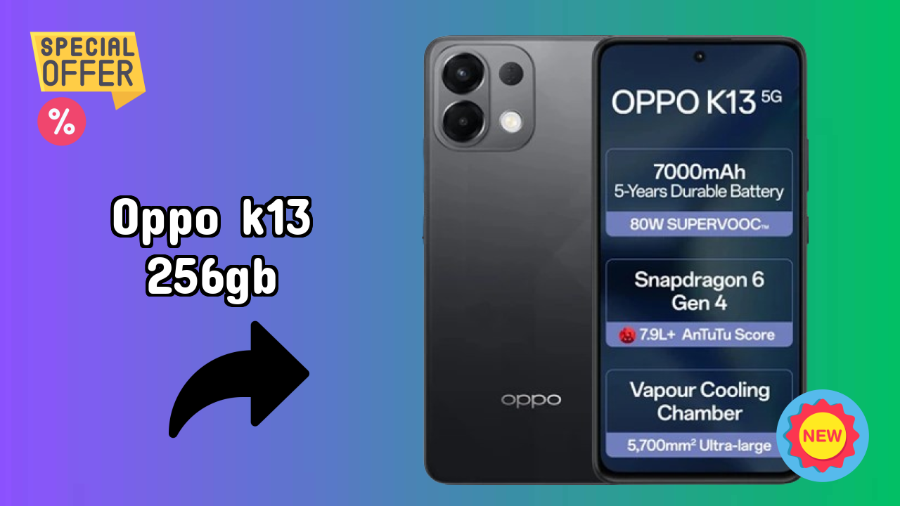 OPPO K13 256GB Price: ₹19,610 - Complete Review