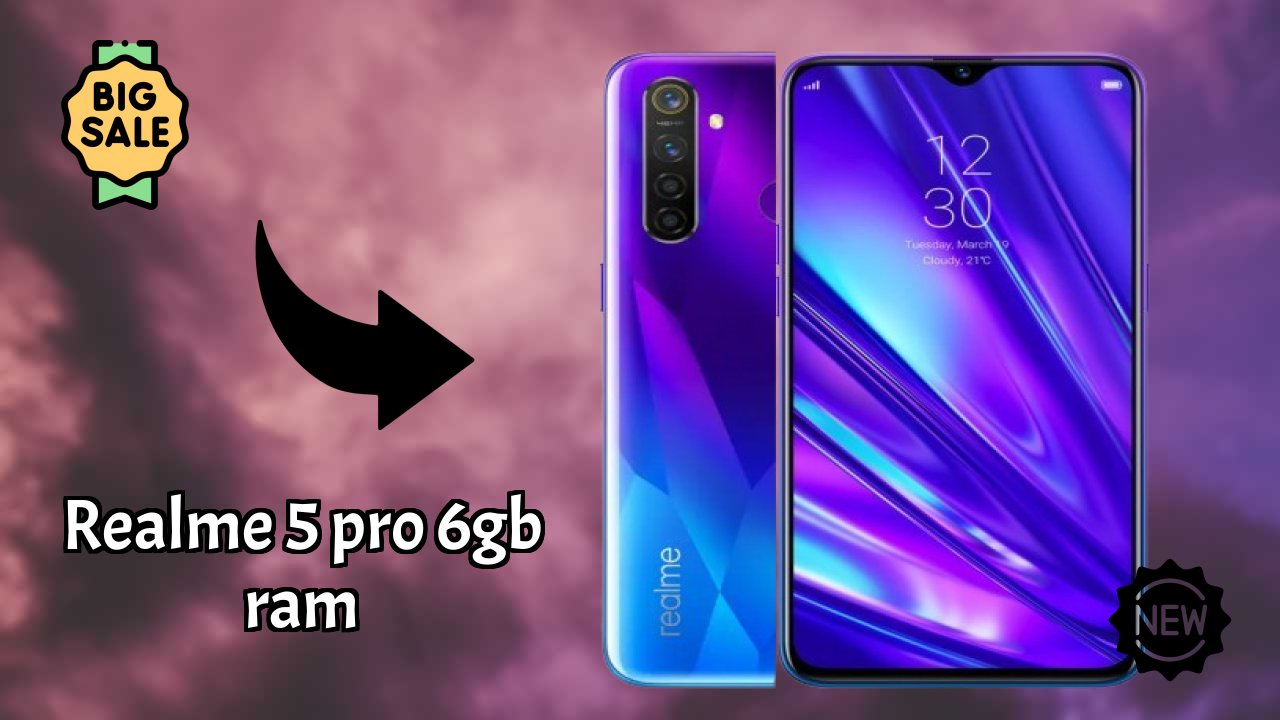Realme 5 Pro 6GB RAM Display Analysis: 6.3 Inches (16 Cm) Screen