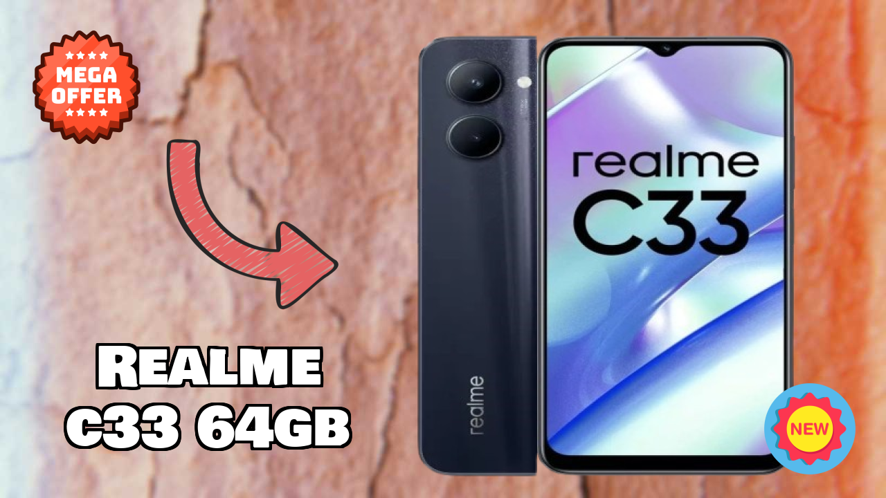 Realme C33 64GB Display Analysis: 6.5 Inches (16.51 Cm) Screen