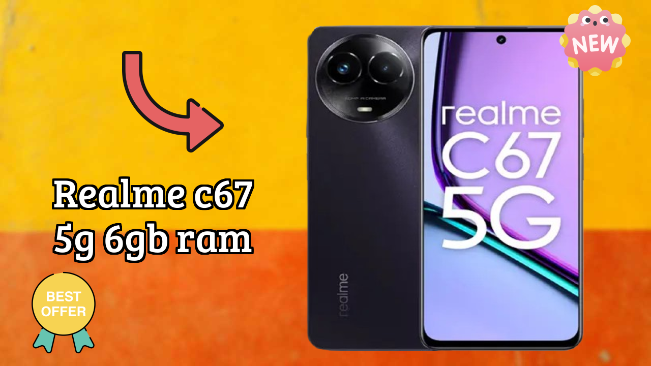Realme C67 5G 6GB RAM Display Review: 6.72 Inches (17.07 Cm) Screen Size