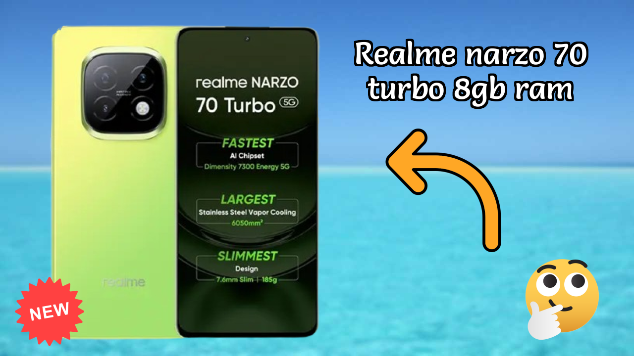 Realme Narzo 70 Turbo 8GB RAM at ₹16,999 - Everything About It
