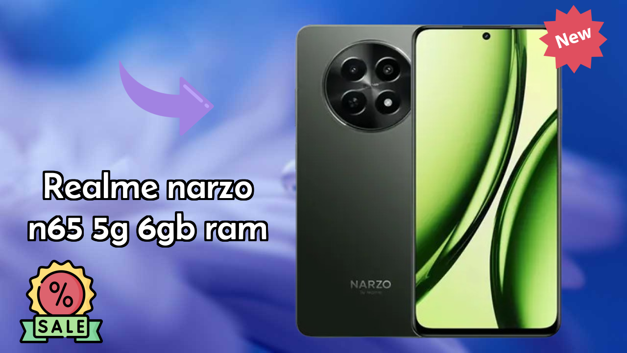 Realme Realme Narzo N65 5G 6GB RAM - Price Dropped to ₹11,599 Today!