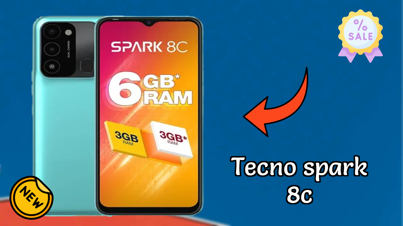 Tecno Spark 8C Display Analysis: 6.6 Inches (16.76 Cm) Screen