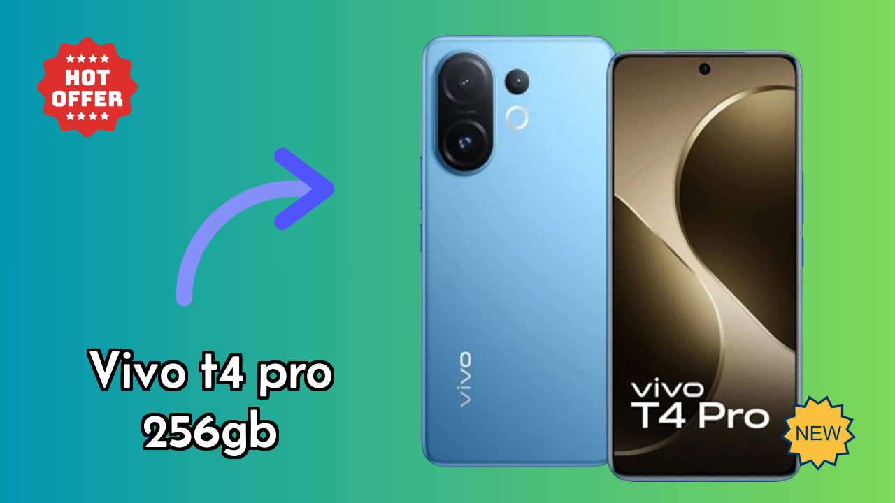 Vivo T4 Pro 256GB Display Size: 6.77 Inches (17.2 Cm) Screen Quality
